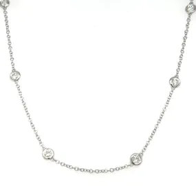 1.22ct t.w. Diamond by the Yard Chain Necklace