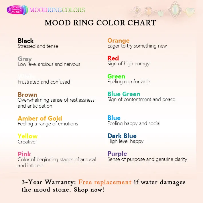 Adjustable Bohemian Mood Ring