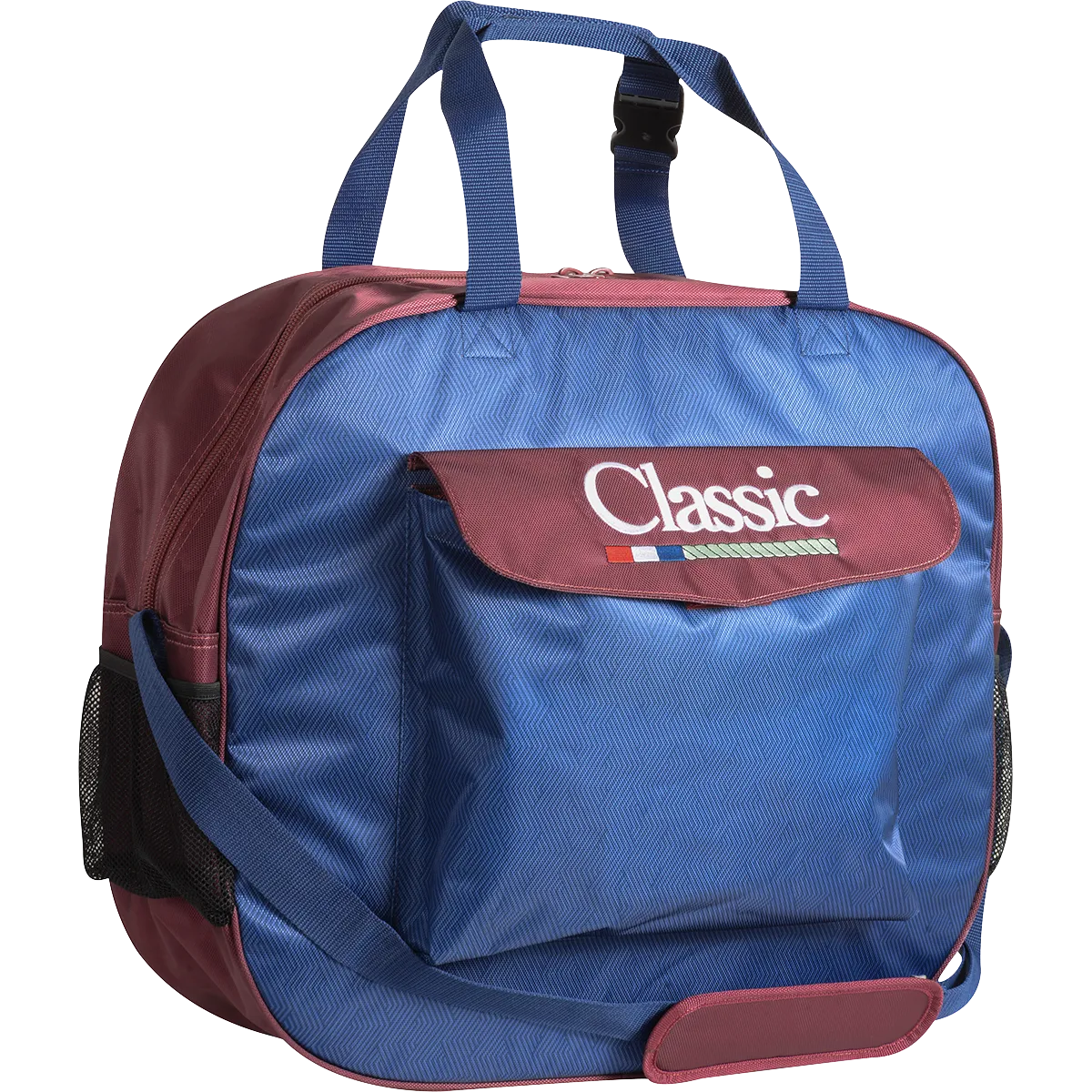 Basic Rope Bag - Navy Chevron / Merlot