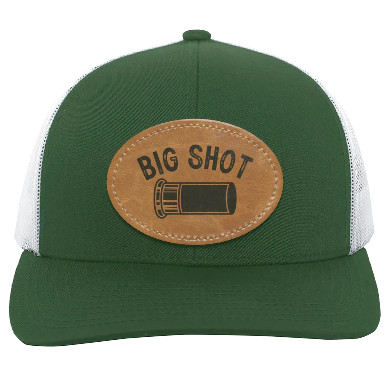 Big Shot Shotgun Shell Men's Mesh Trucker Snap-Back Hat