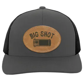 Big Shot Shotgun Shell Men's Mesh Trucker Snap-Back Hat