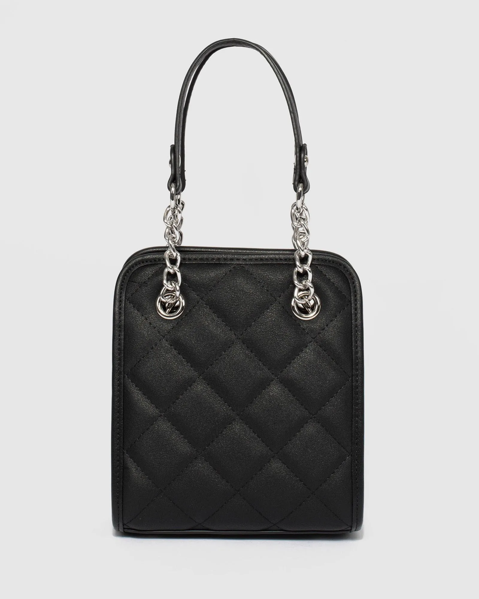 Black Tadda Stud Tote Bag