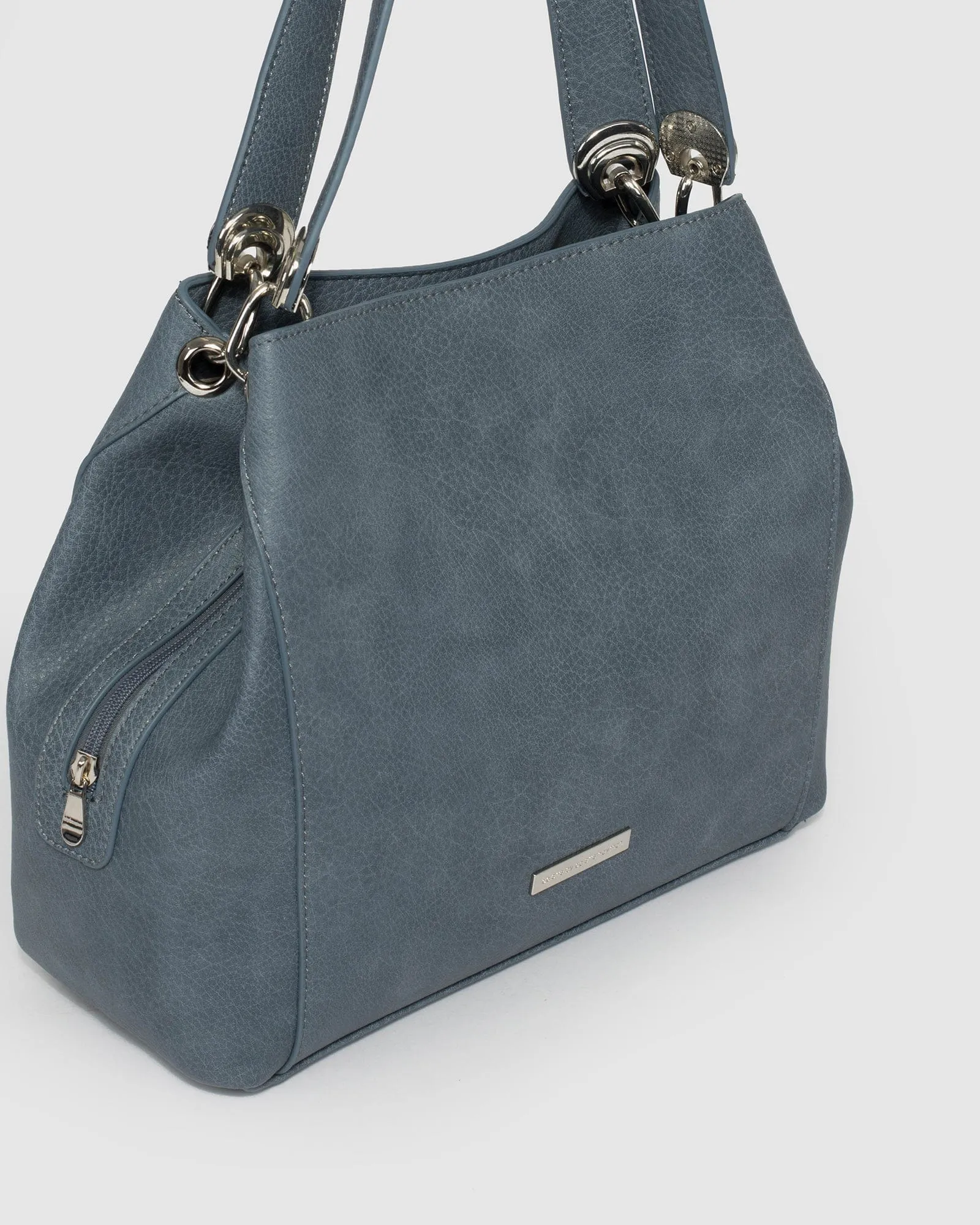 Blue Mary Slouch Tote Bag