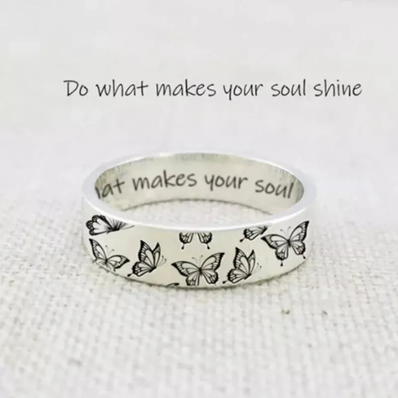Bohemian Delicate Handmade Carved Flower Rings Vintage Mushroom Ring For Women Girls Wedding Band Best Christmas Birthday Gift