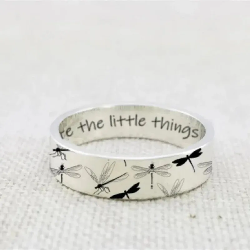 Bohemian Delicate Handmade Carved Flower Rings Vintage Mushroom Ring For Women Girls Wedding Band Best Christmas Birthday Gift