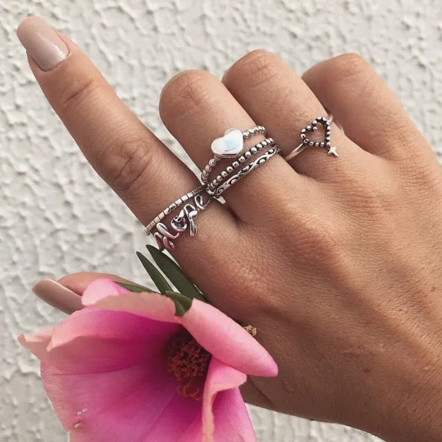 Bohemian Ring Sets