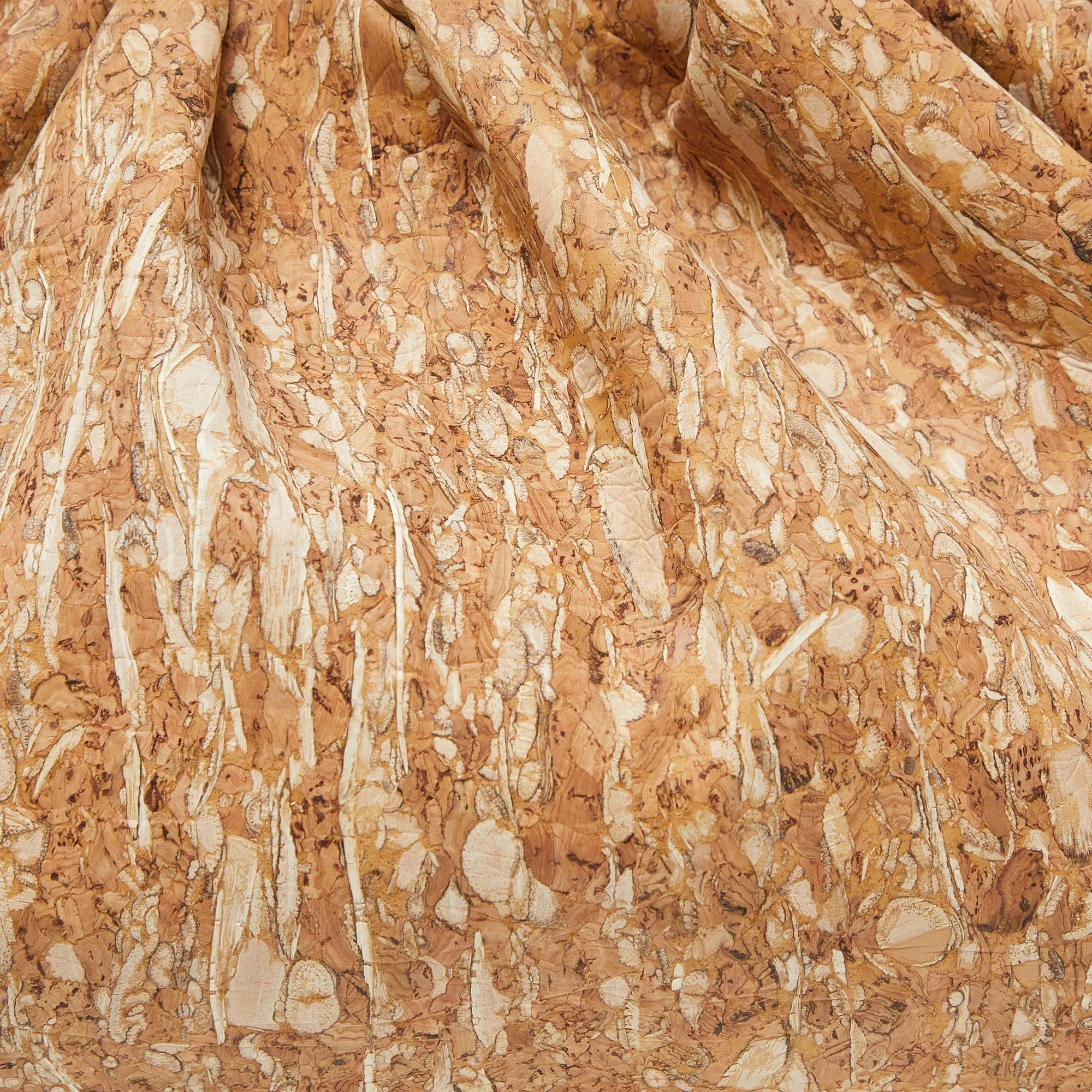 BOTTEGA VENETA Beige Leather The Cork Pouch Clutch