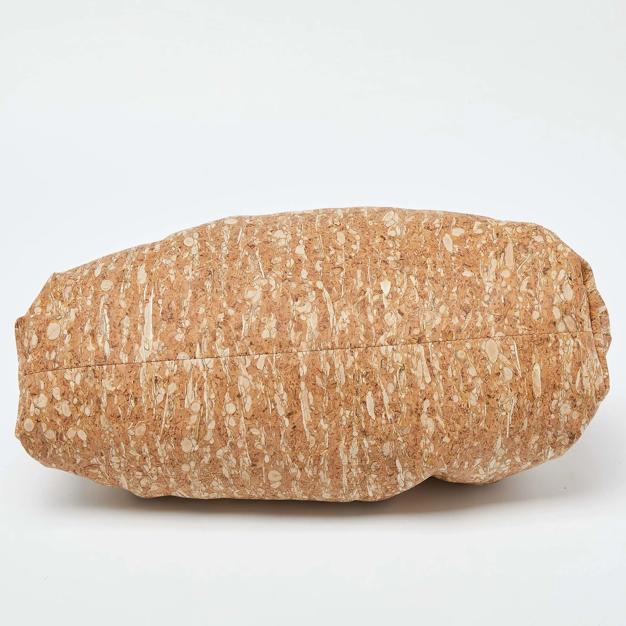 BOTTEGA VENETA Beige Leather The Cork Pouch Clutch