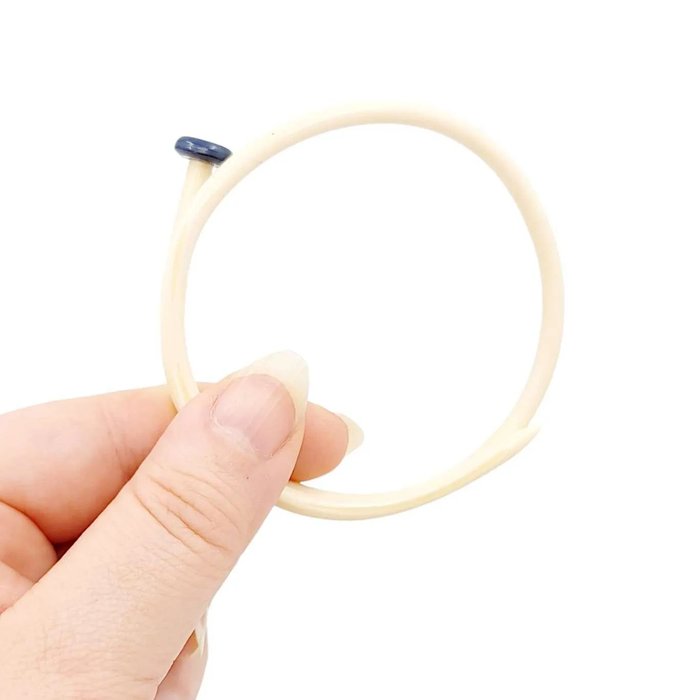 Bracelet - Vintage Knitting Needle (Cream) by Crafty Earth Monkey