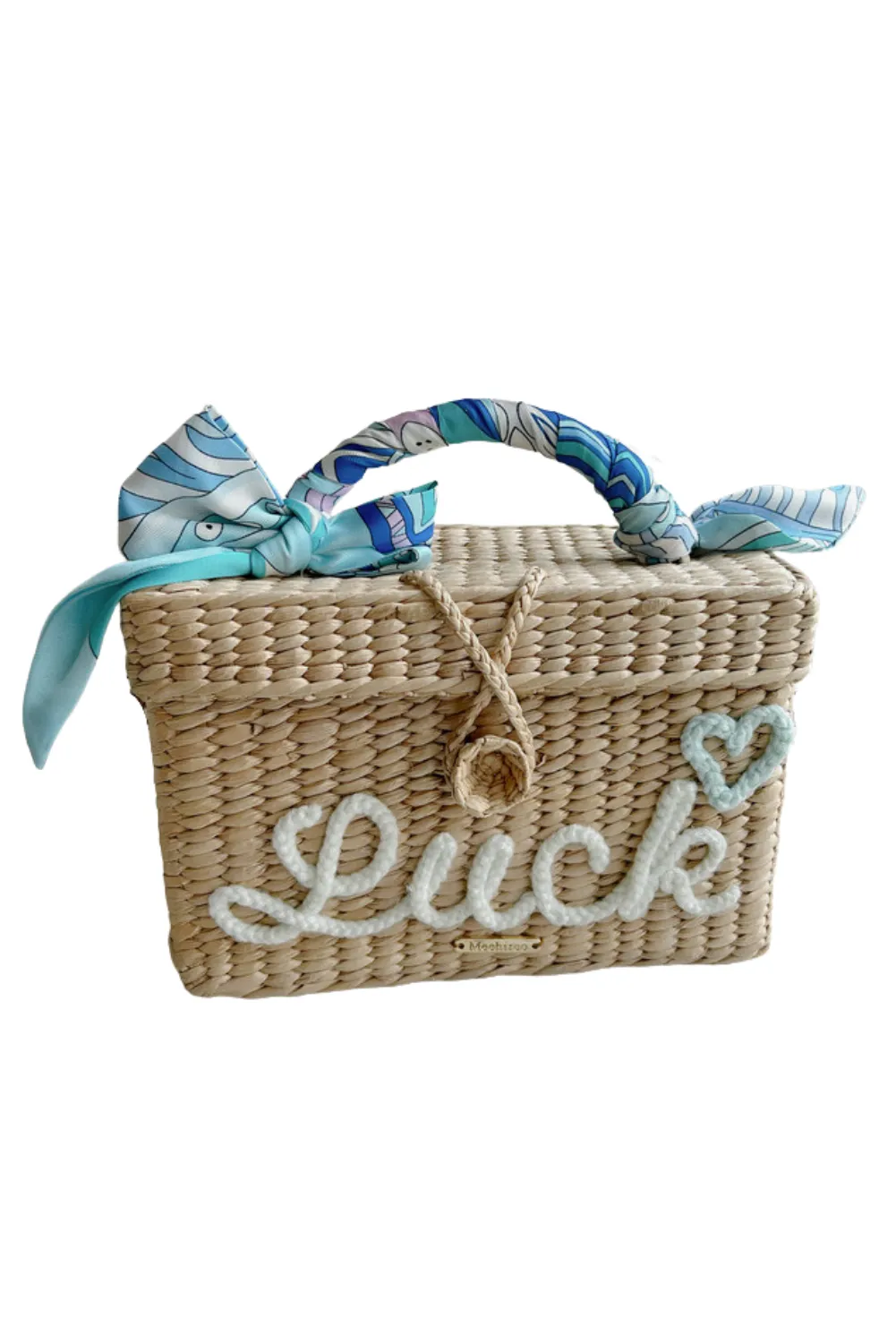 'Bristol' Personalized Straw Bag