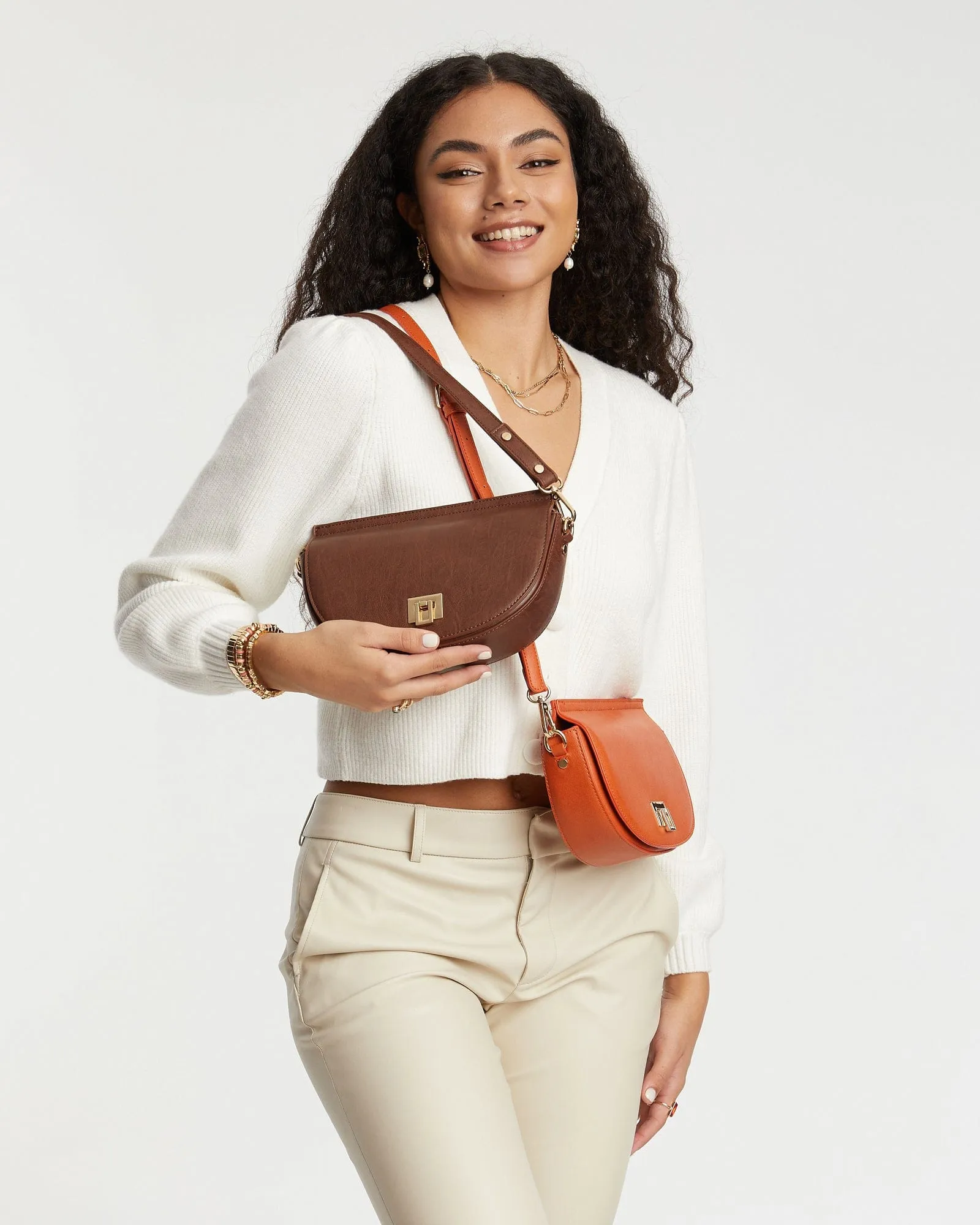 Brown Wynnie Saddle Bag