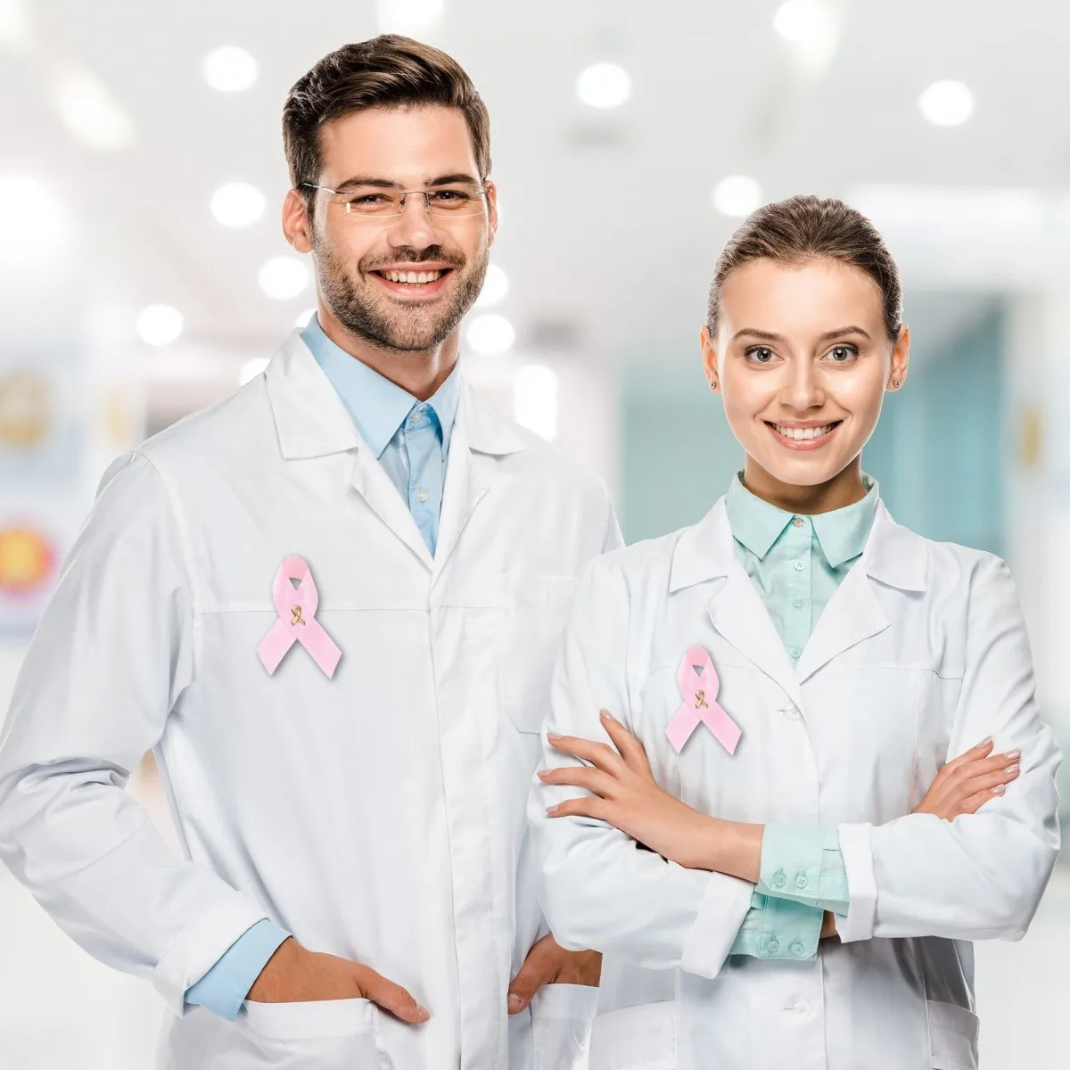Bulk Satin Breast Cancer Awareness Ribbon Pins