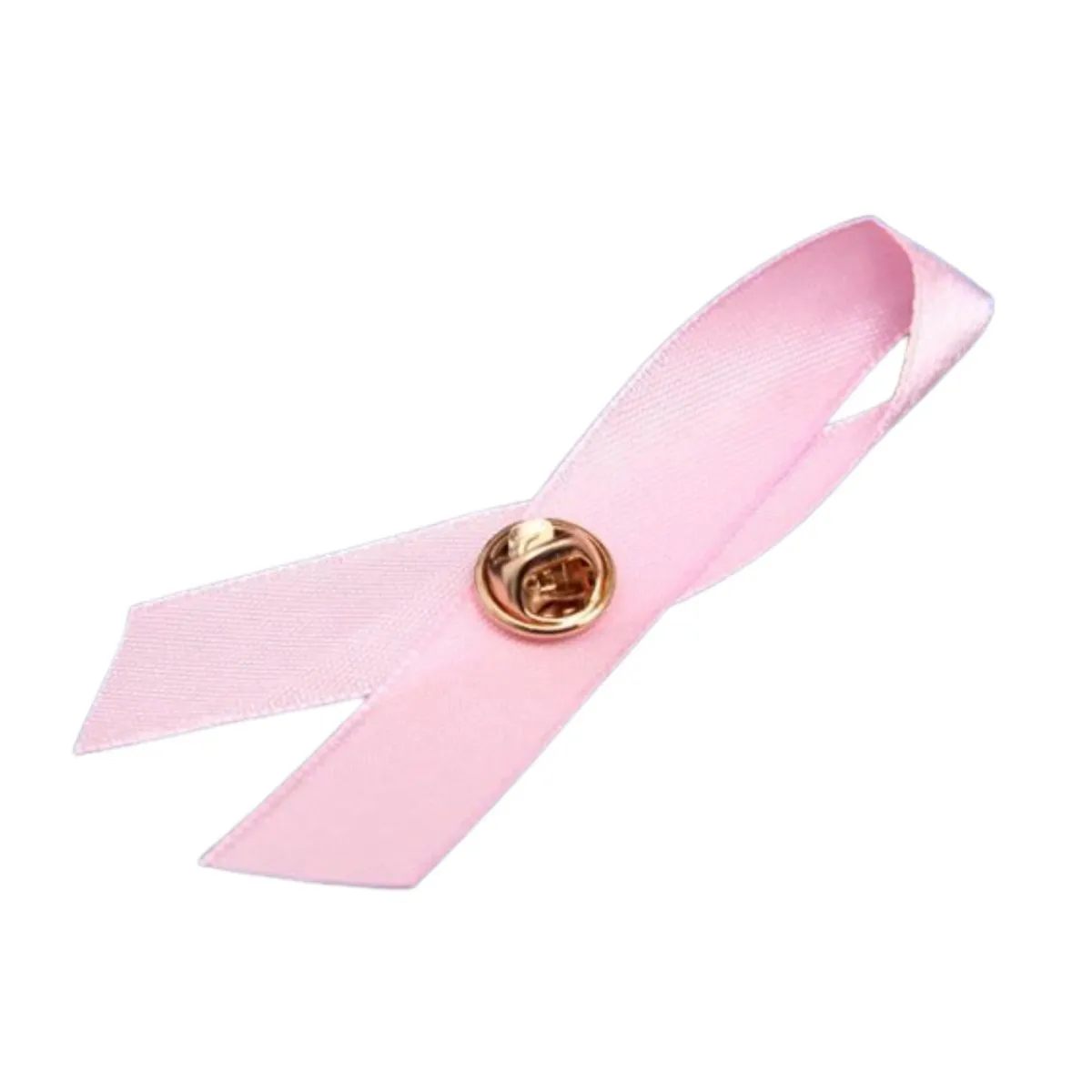 Bulk Satin Breast Cancer Awareness Ribbon Pins