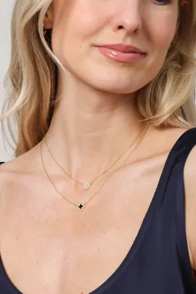 Candace Mini Mop Clover Necklace