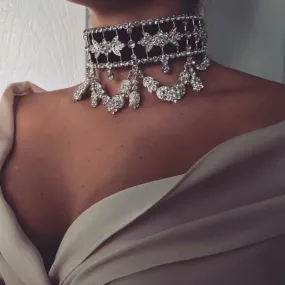 Crystal Rhinestone Choker Necklace