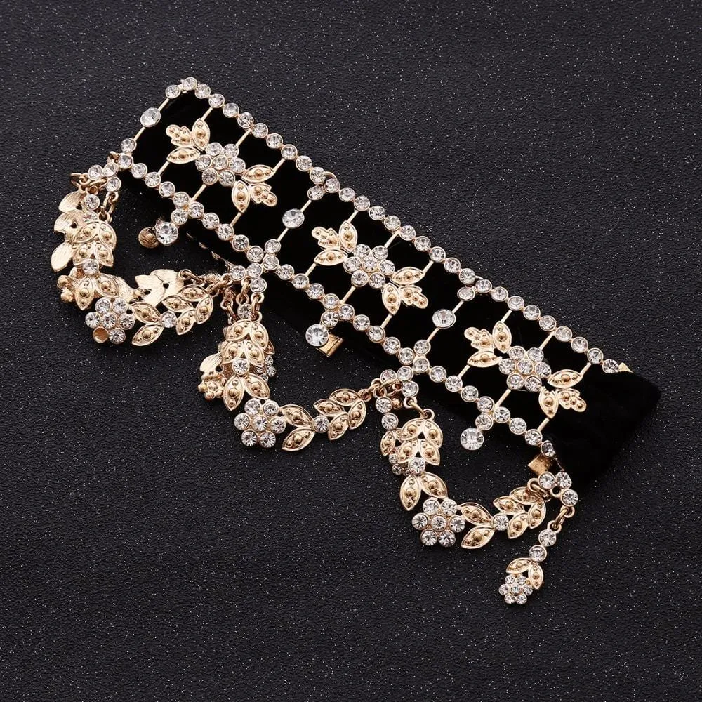 Crystal Rhinestone Choker Necklace
