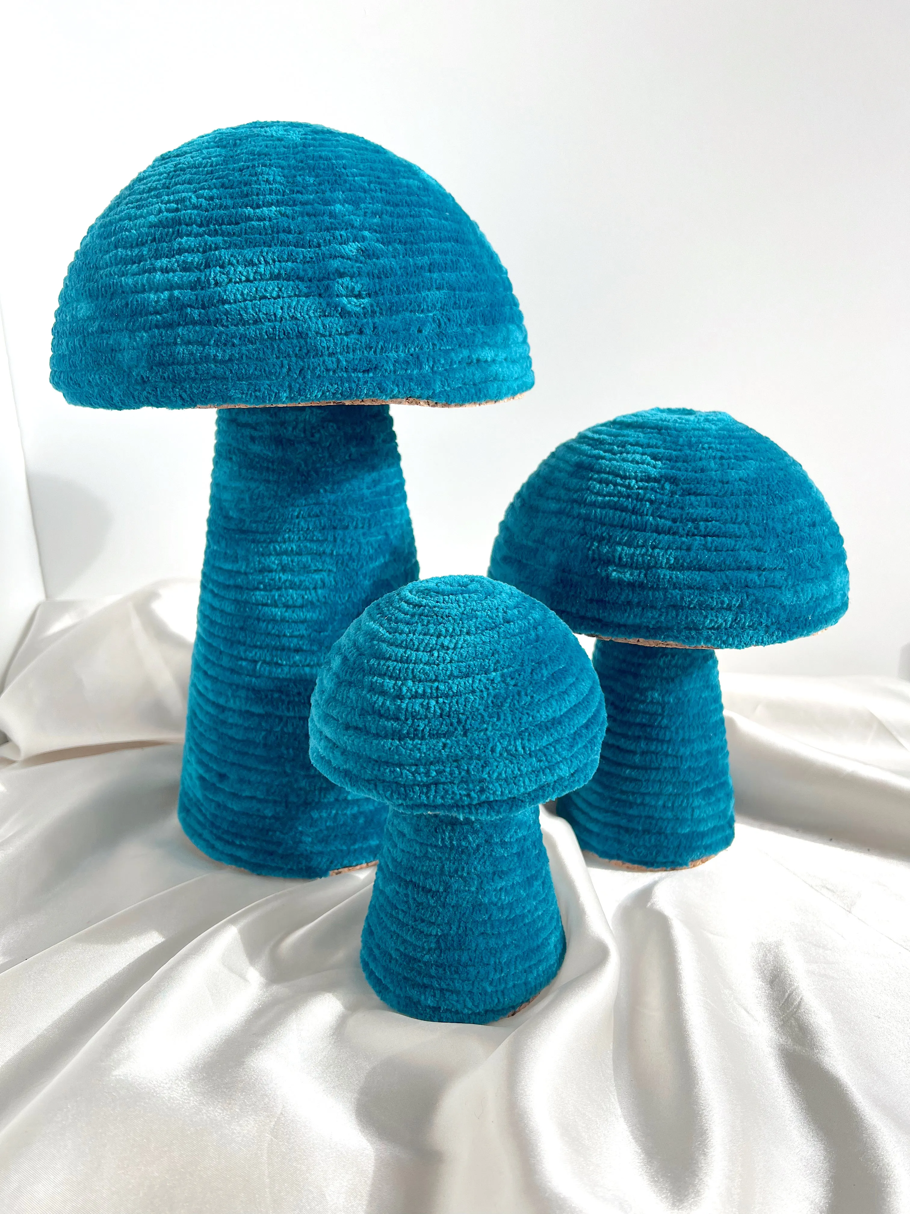 Customizable Velvet Shroomie Trio