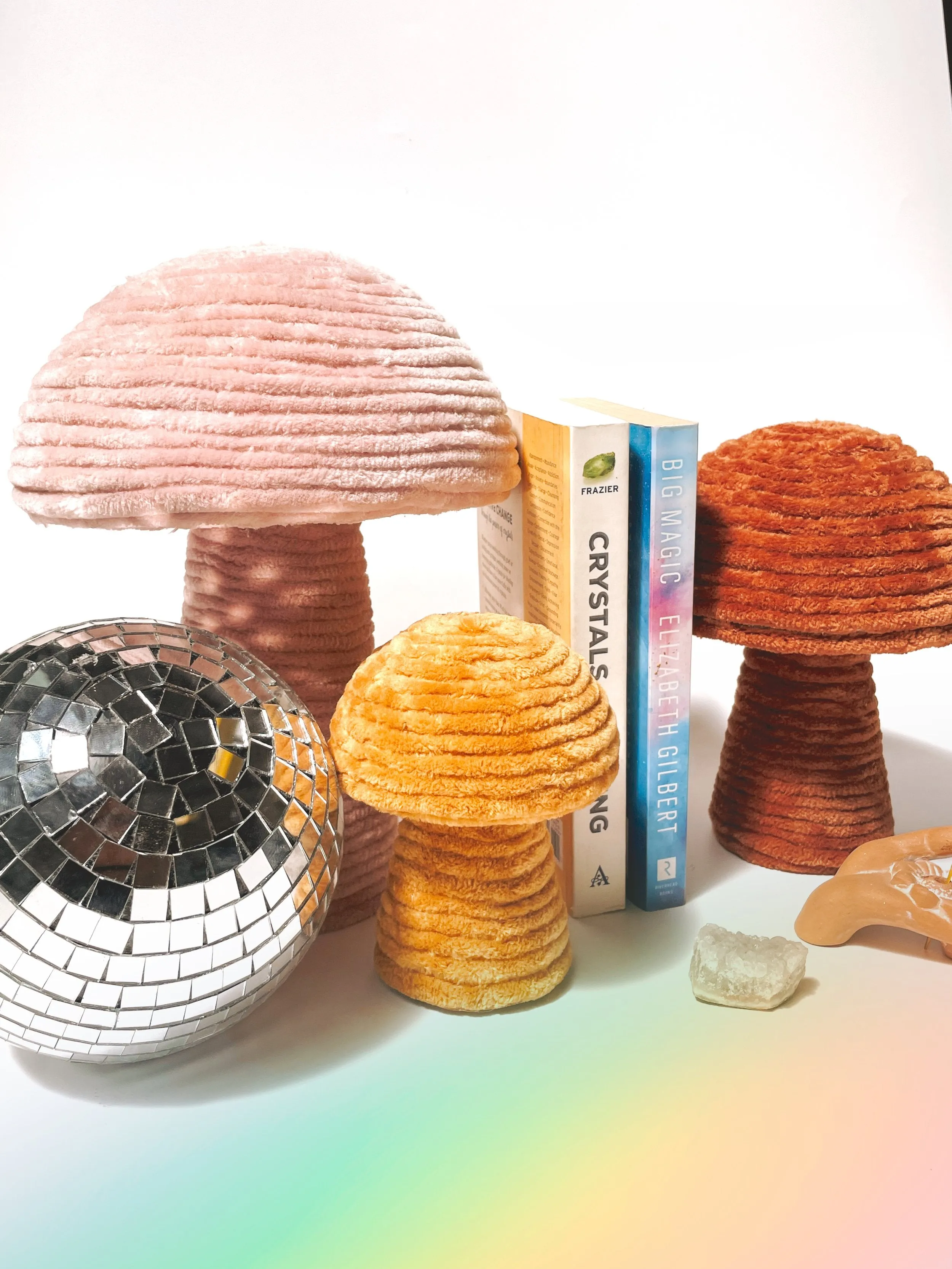Customizable Velvet Shroomie Trio