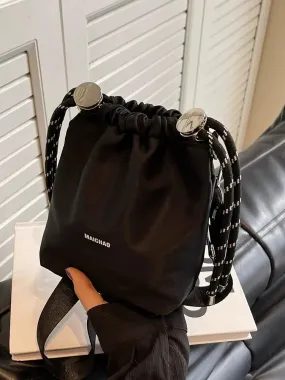 Drawstring Bucket Shaped Bag