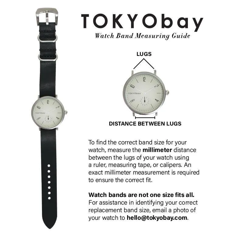 Eva Loop Leather Watch Band