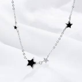Fashion Link Chain Star Charm Necklaces &amp; Pendants For Women Wedding Party Jewelry Chokers dz868