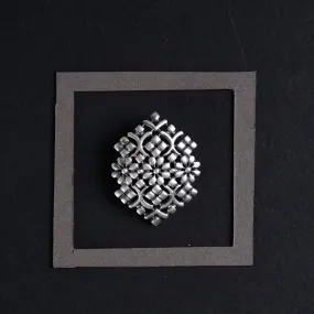 Floral Pentagon Brooch