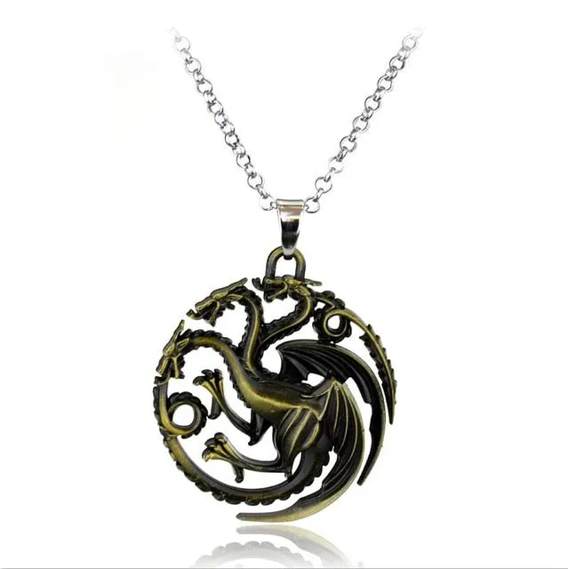 Game Of Thrones Targaryen Dragon Necklace