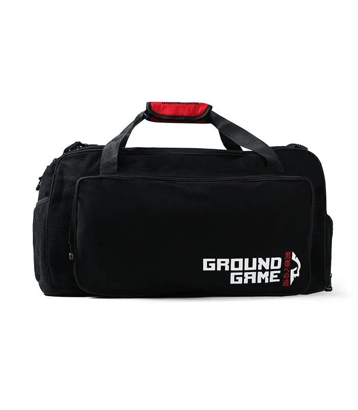 Geanta GROUND GAME Black Belt BJJ - Neagra