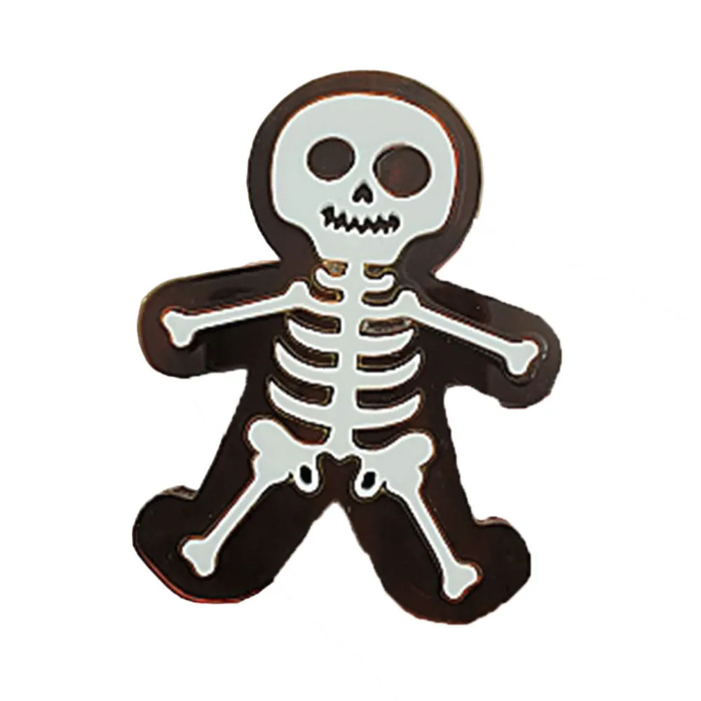 Gingerdead Man Brooch by Cherryloco
