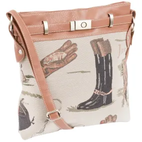 Horse and Riding Gear Shoulder Bag