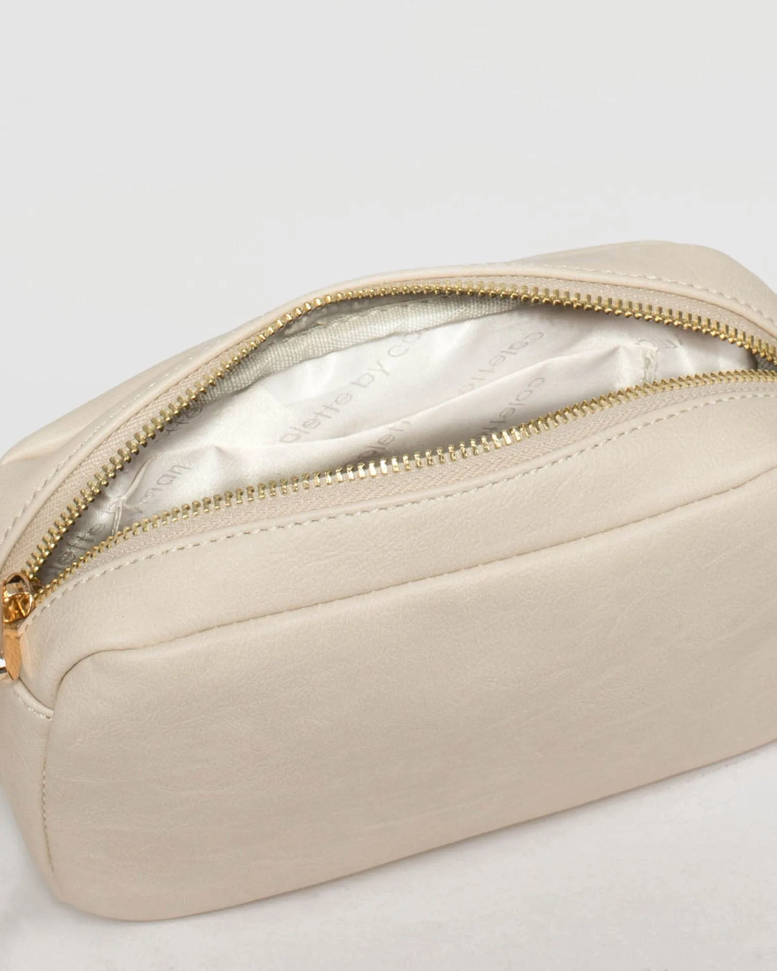 Ivory Charm Quilt Crossbody Bag