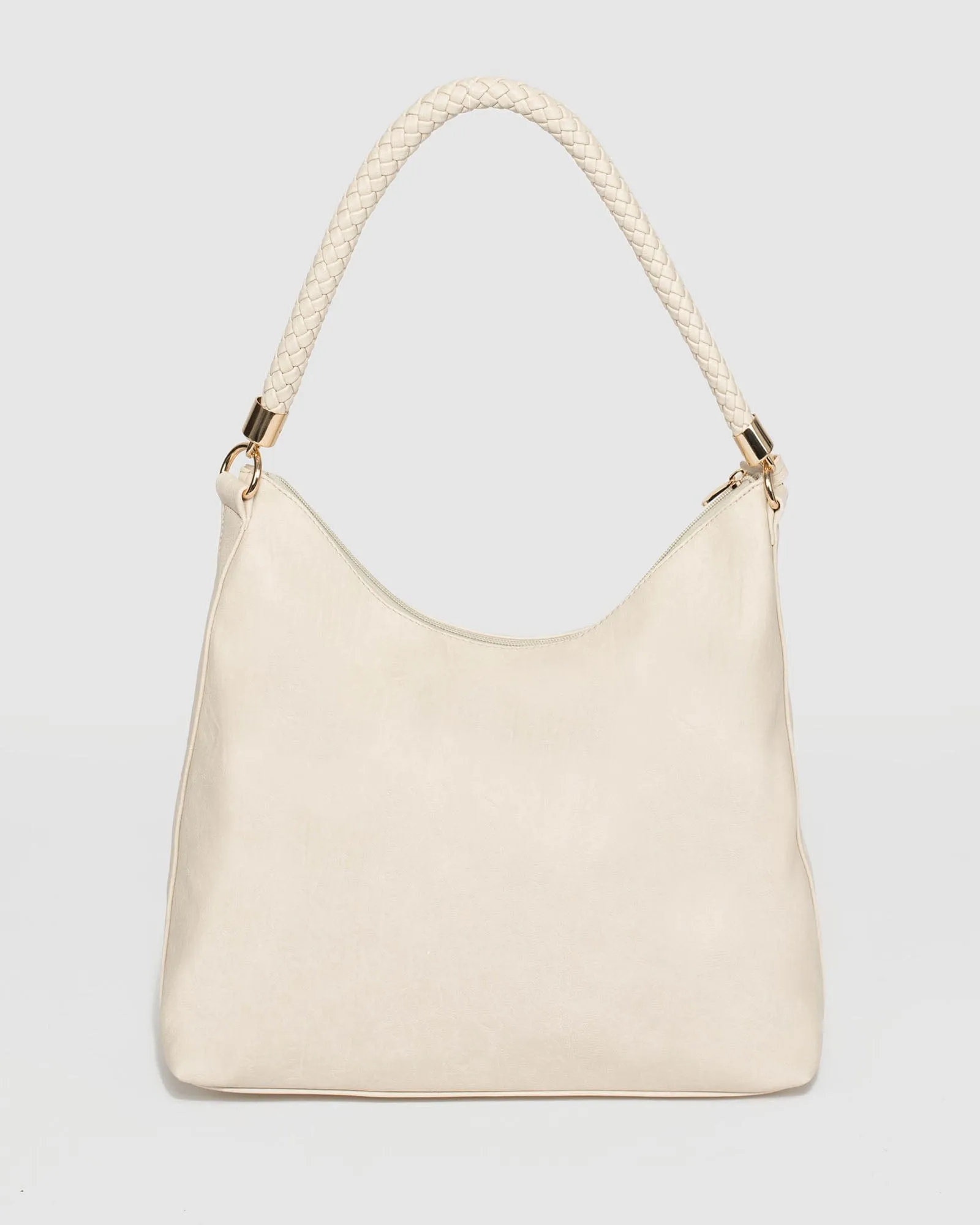 Ivory Nina Tag Slouch Bag