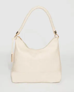 Ivory Nina Tag Slouch Bag