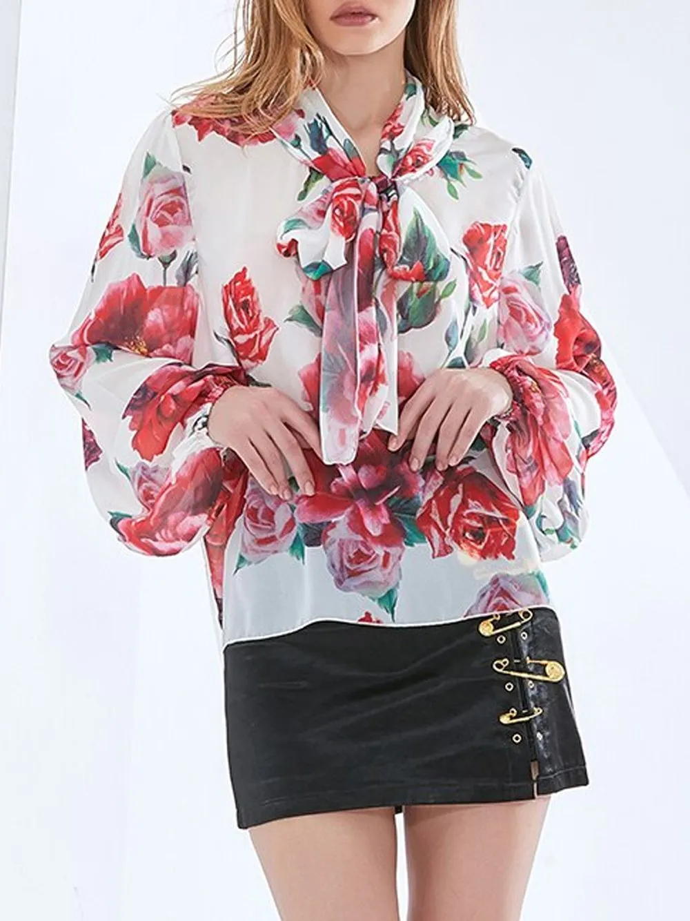 KEONI Floral Blouse
