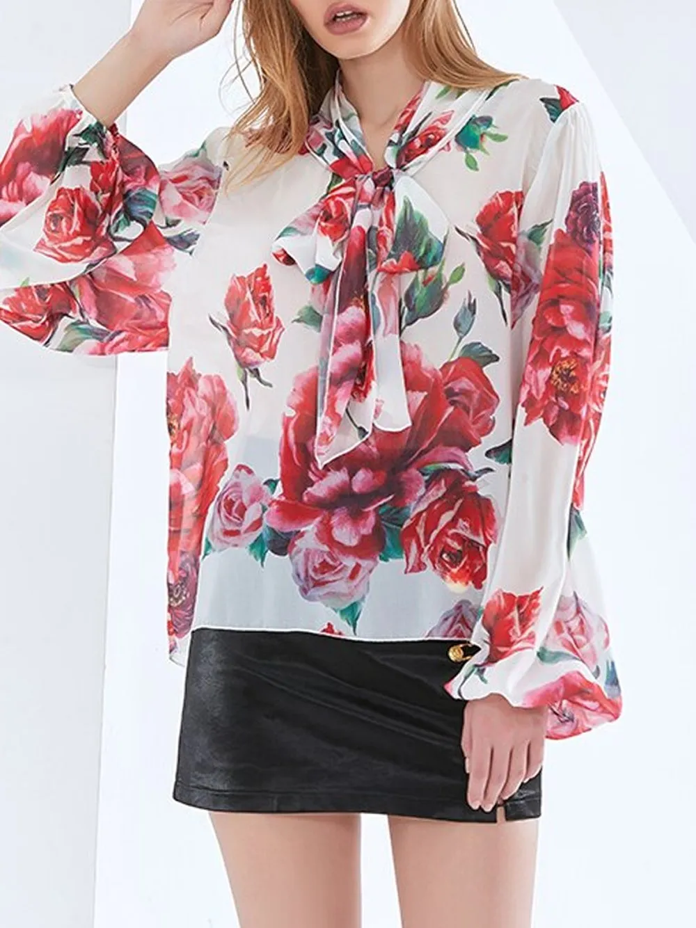 KEONI Floral Blouse