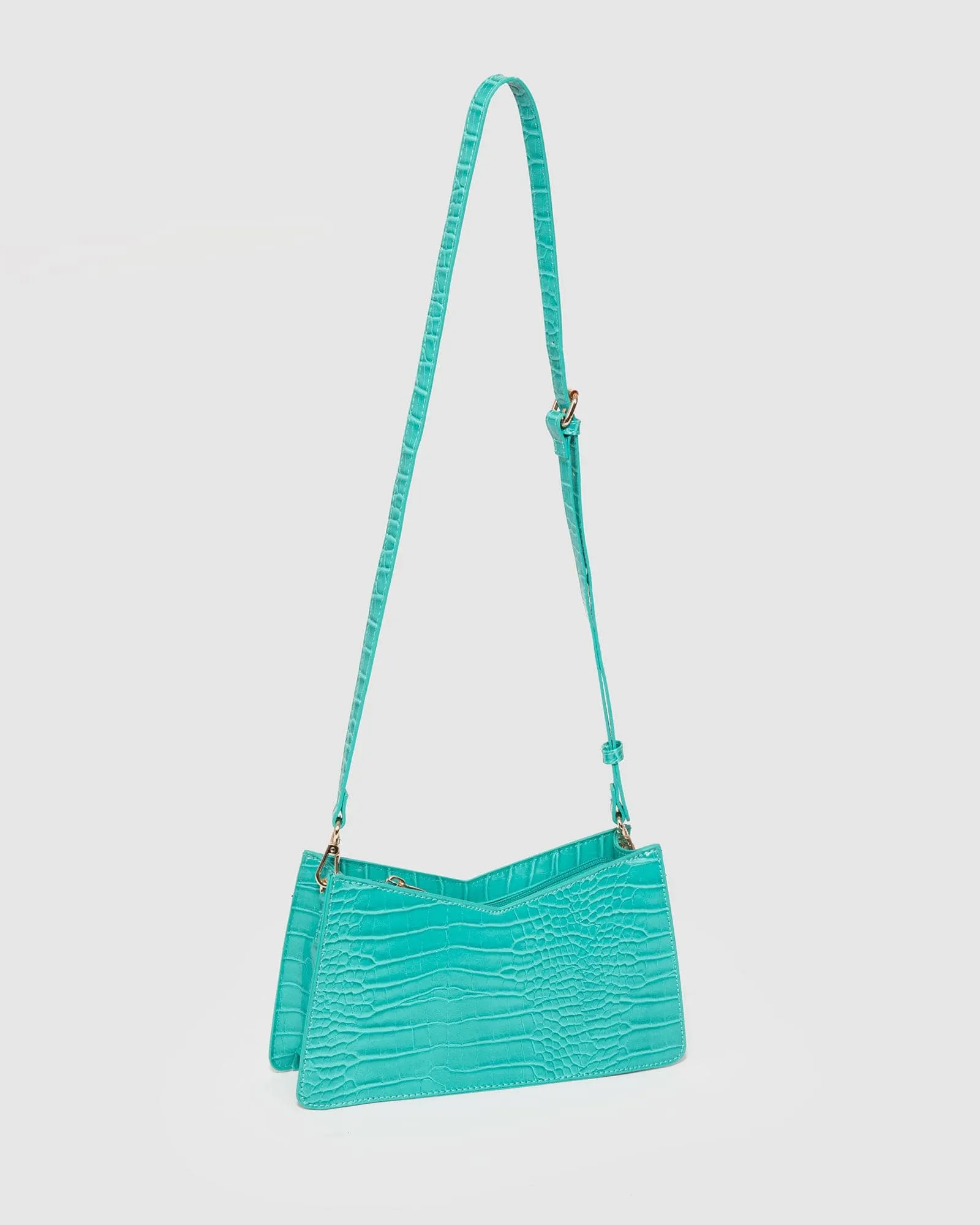 Leilani Chain Blue Shoulder Bag