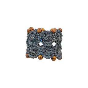 Macrame Napkin Ring - Chambray