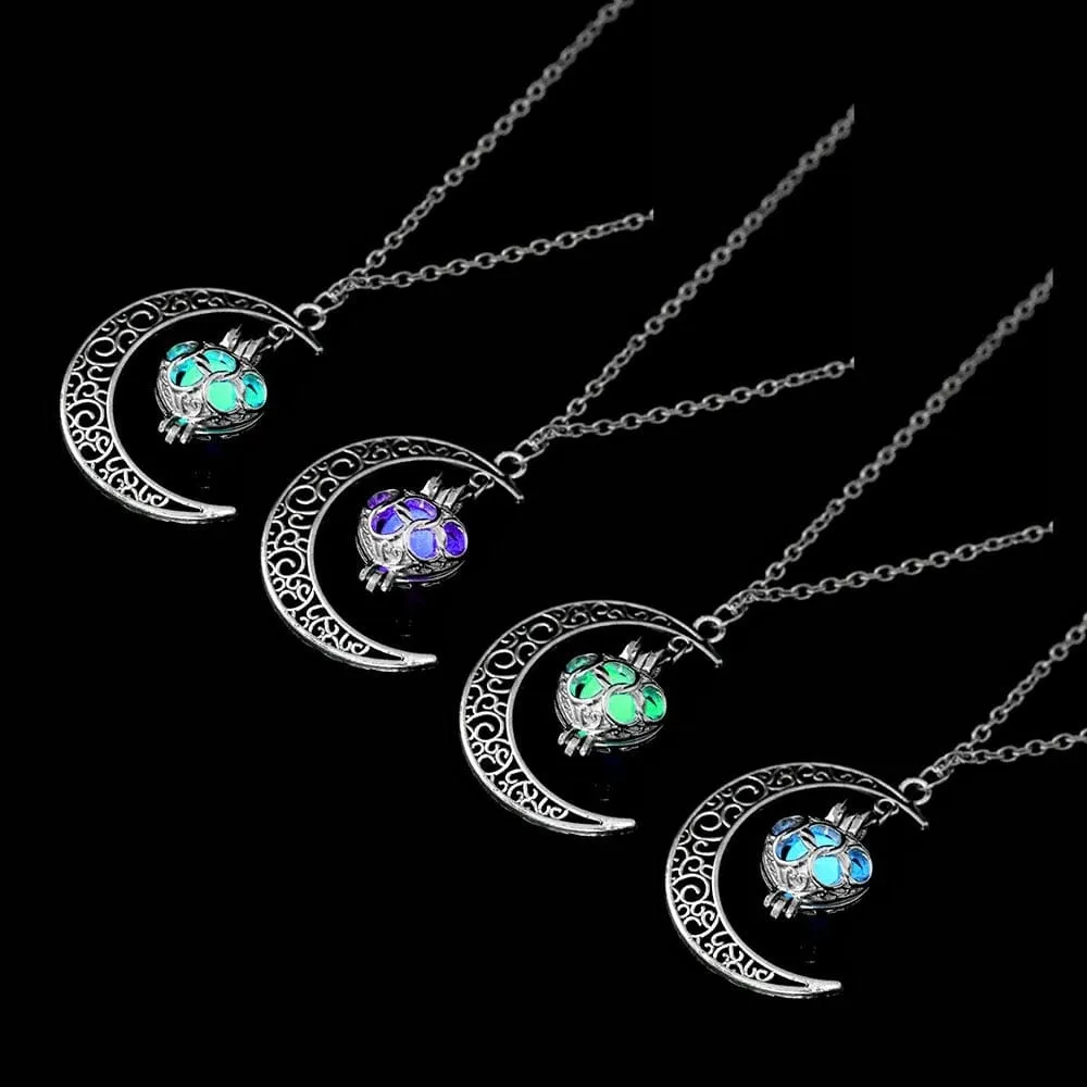 Moon Glowing Stone Necklace