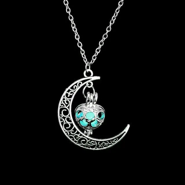 Moon Glowing Stone Necklace