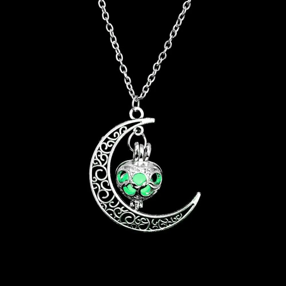 Moon Glowing Stone Necklace