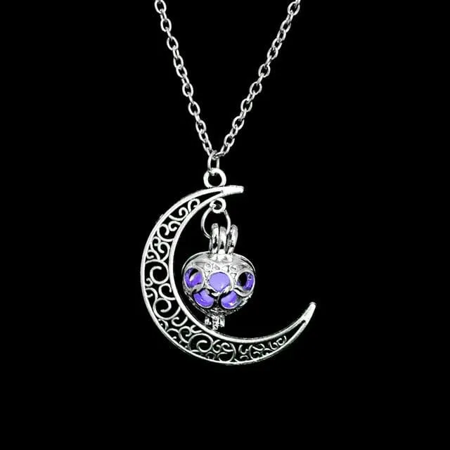Moon Glowing Stone Necklace