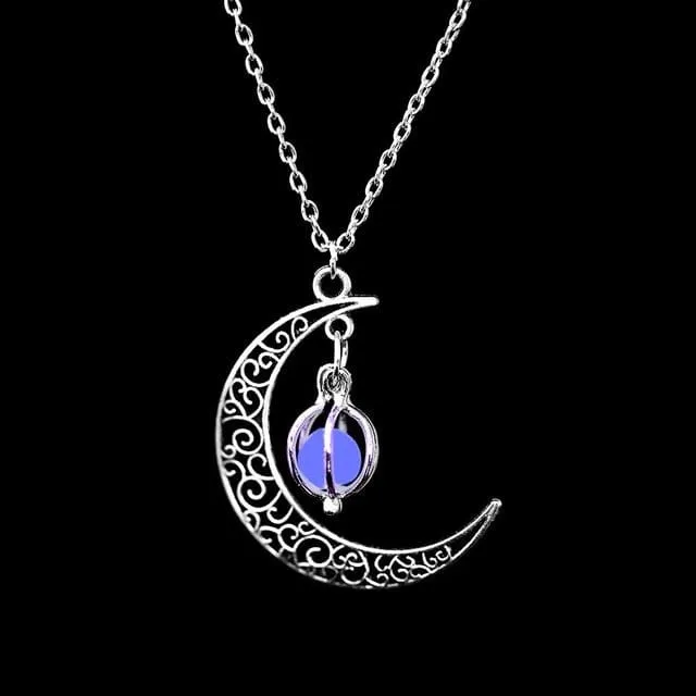 Moon Glowing Stone Necklace