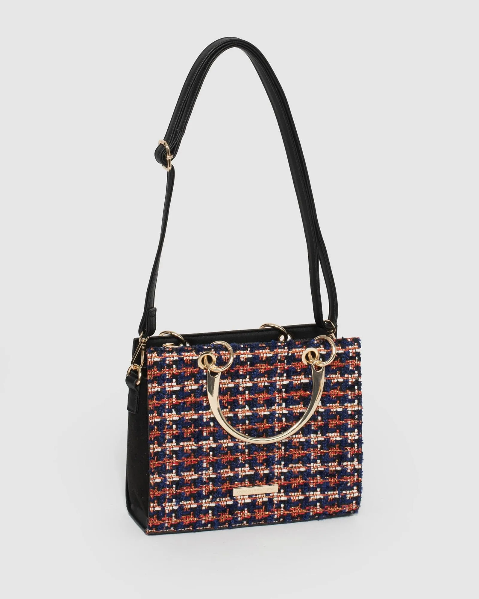 Multi Colour Ella Metal Handle Tote Bag