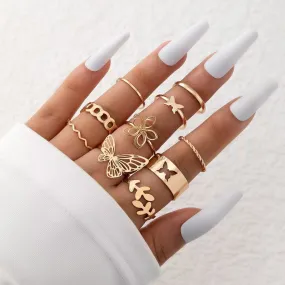 Multi Geo Rings Set