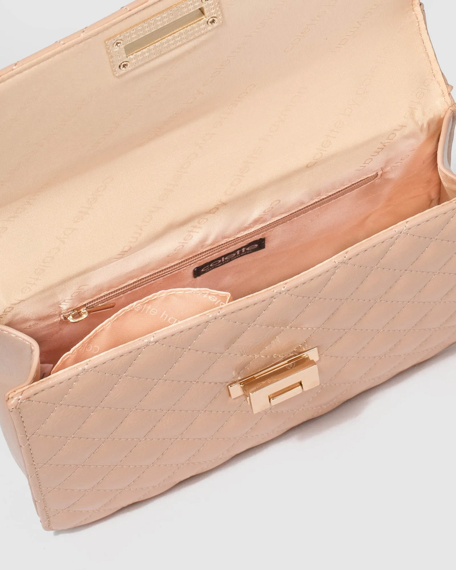 Nude Adie Quilt Crossbody Bag