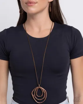 Paparazzi Necklace ~ Revamped Relic - Copper