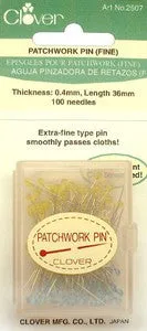 Patchwork Glasshead Pin Size 30 - 1 1/2in 100ct