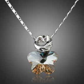 Pentagram Design Crystal Pendant Necklace KPN0074
