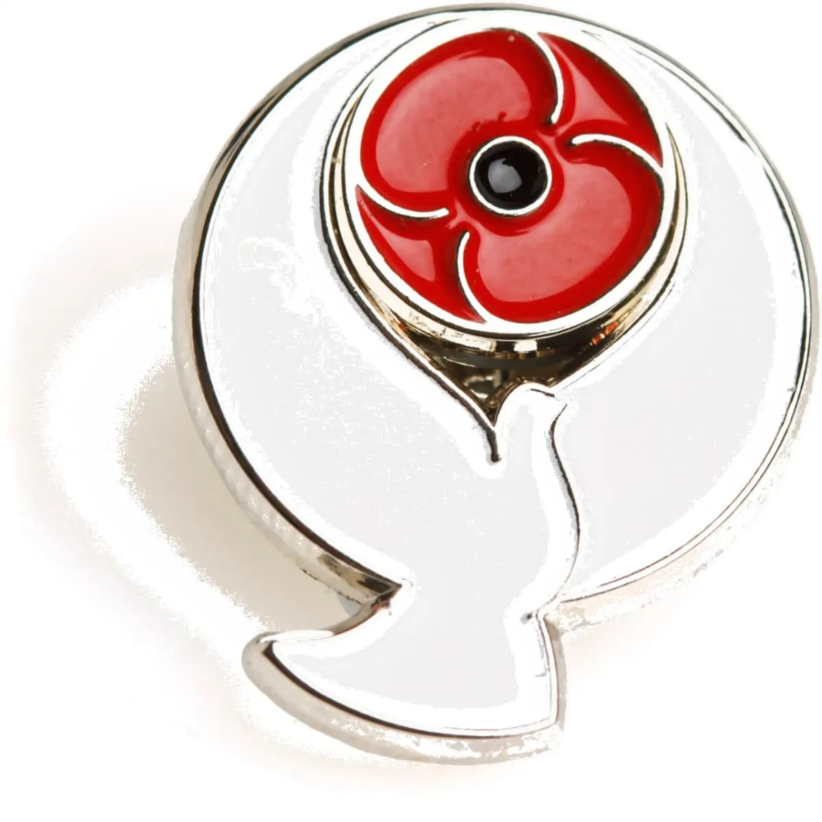 Poppy Peace Dove Badge