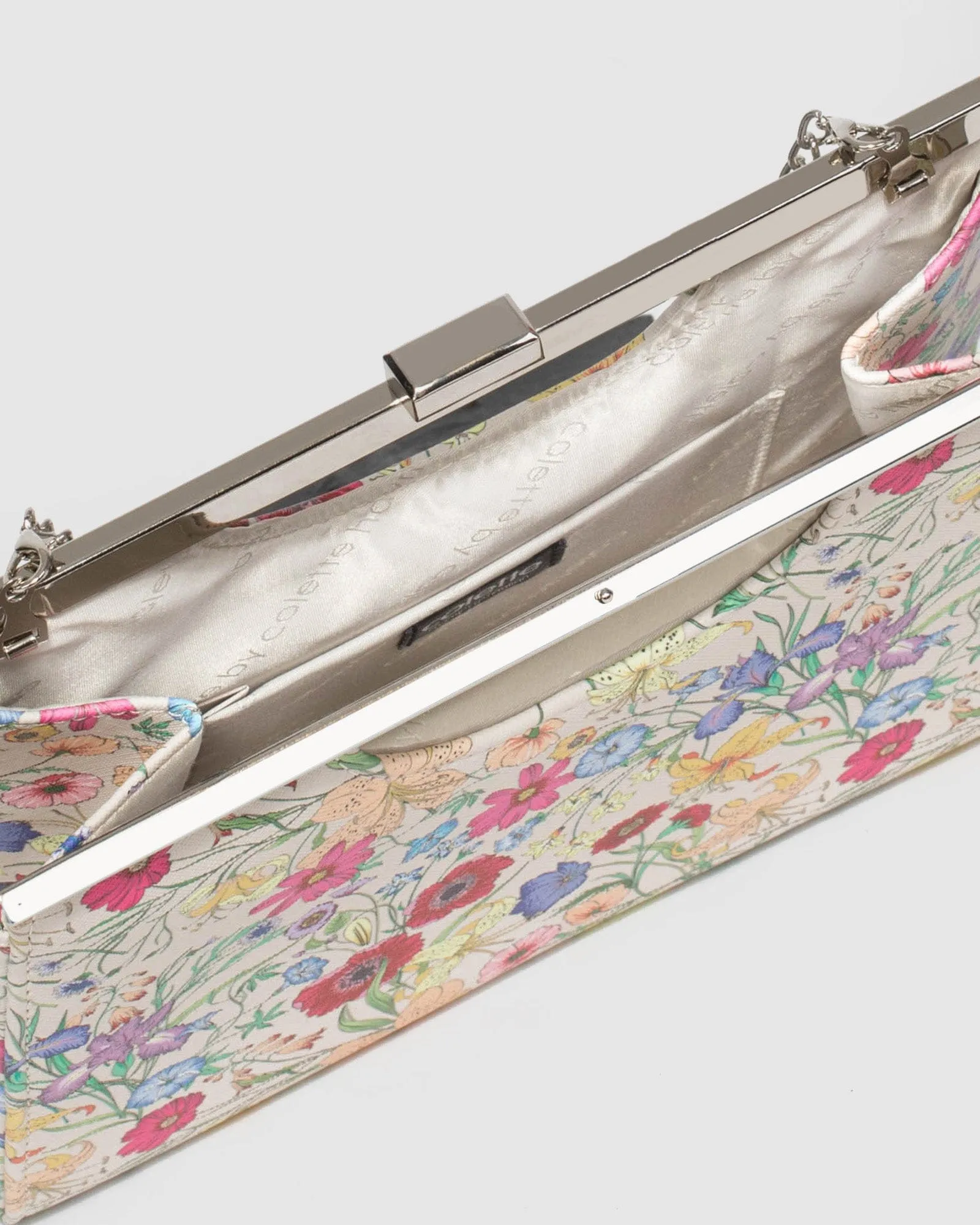 Print Alice Handle Bar Clutch Bag